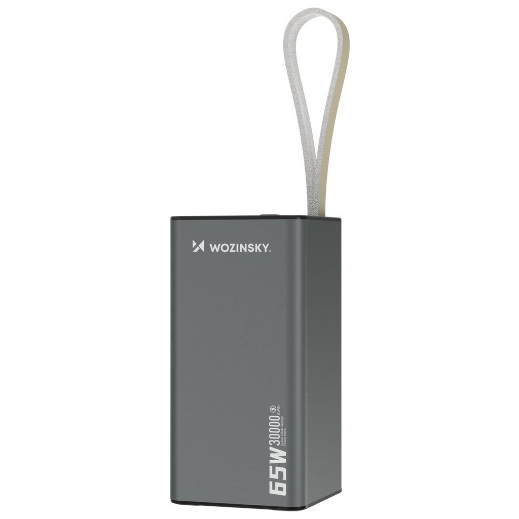 Батарея універсальна Wozinsky 30000mAh, K65+ 65W 30000mAh 2*USB-C, USB-A (5907769364457) - зображення 1
