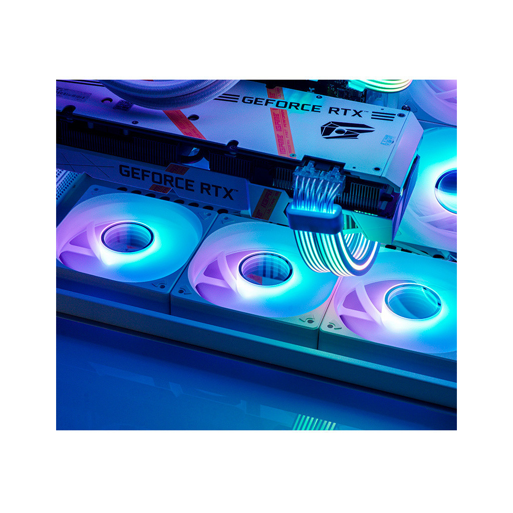 Кулер до корпусу JONSBO SL-120WR White - зображення 12