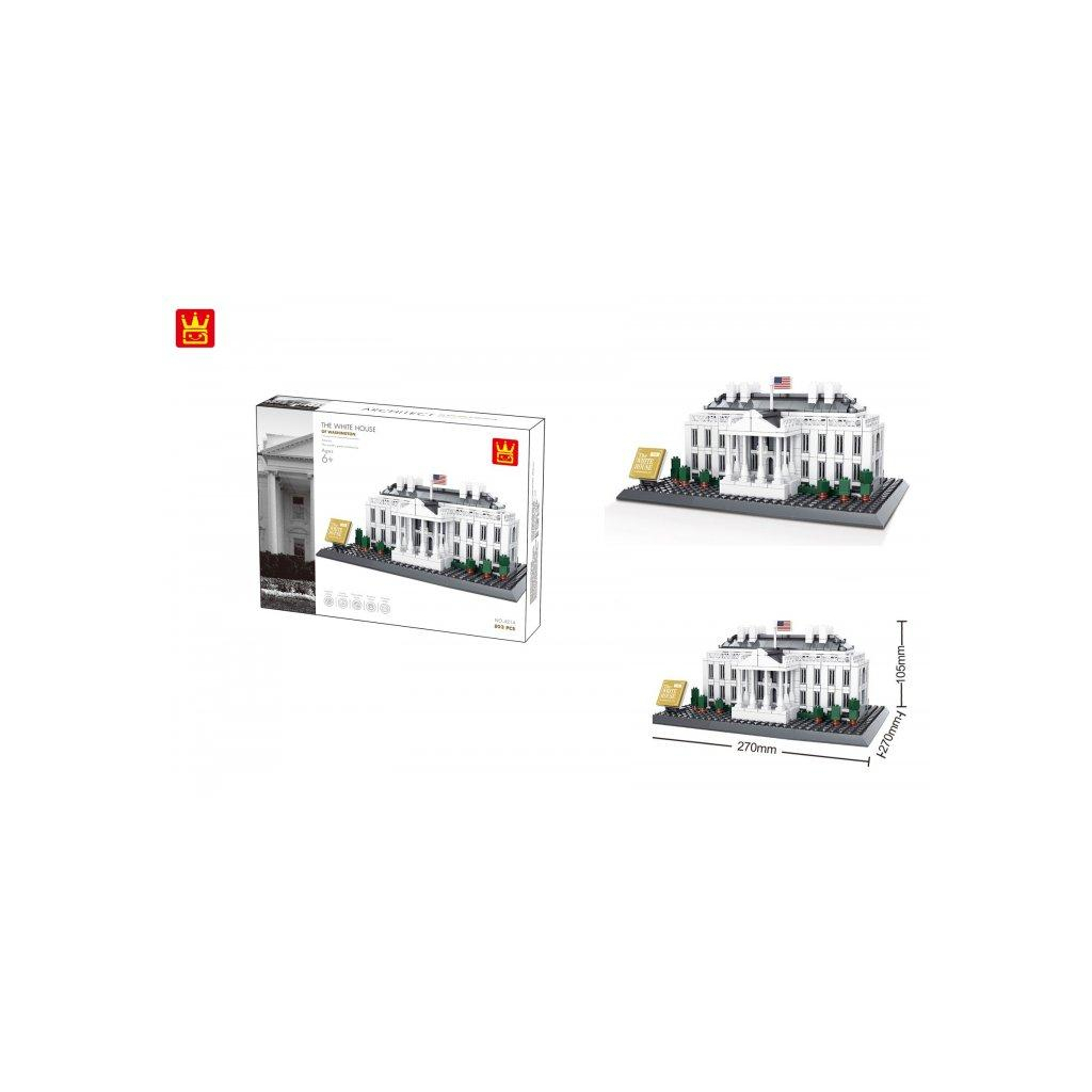 Конструктор Wange Білий дім Вашингтона, США (WNG-White-House) - зображення 3