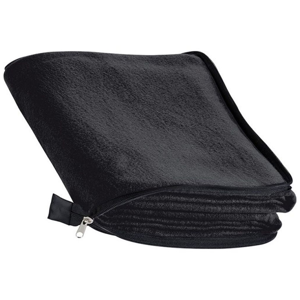 Плед Easy Gifts Radcliff 2 в 1 фліс 180 x 120 см Чорний (277503) - зображення 1