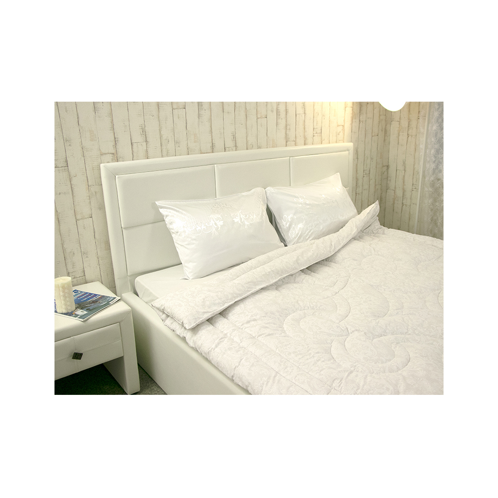 Ковдра Руно вовняна Біла вензель зима 172х205 (316.02ГШУ_Білий вензель) - зображення 6