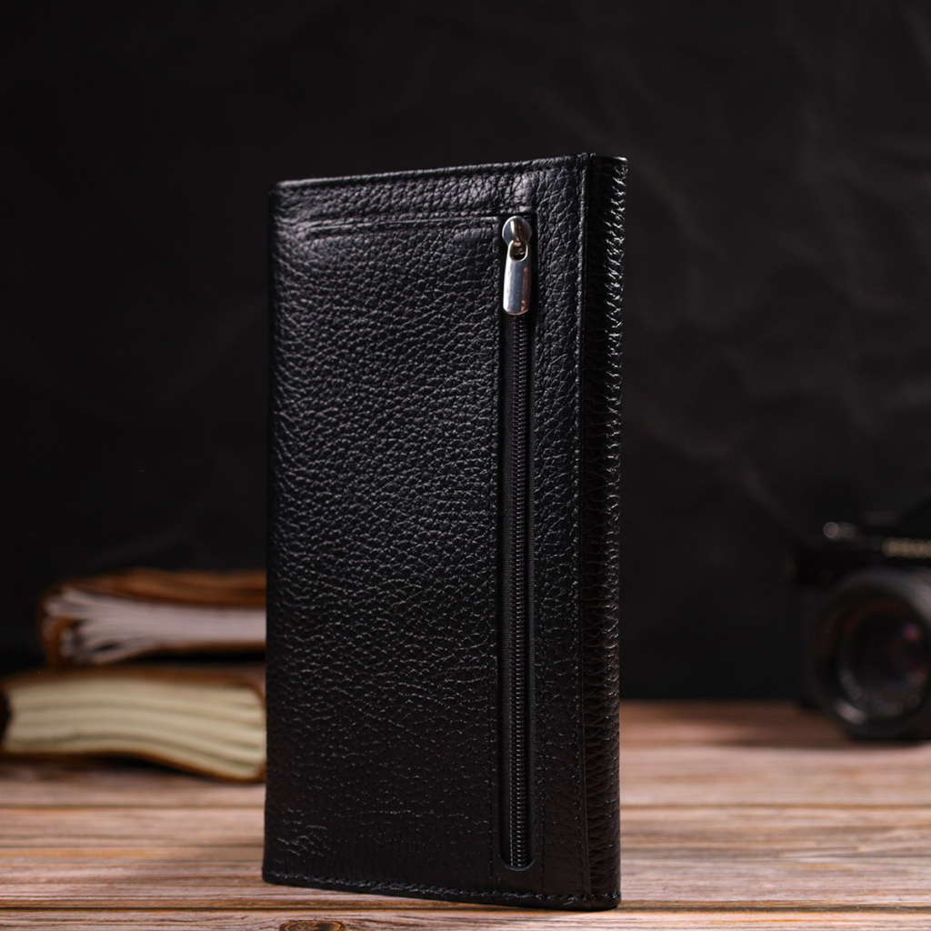 Гаманець Canpellini З натуральної шкіри Чорний (21822) - зображення 9