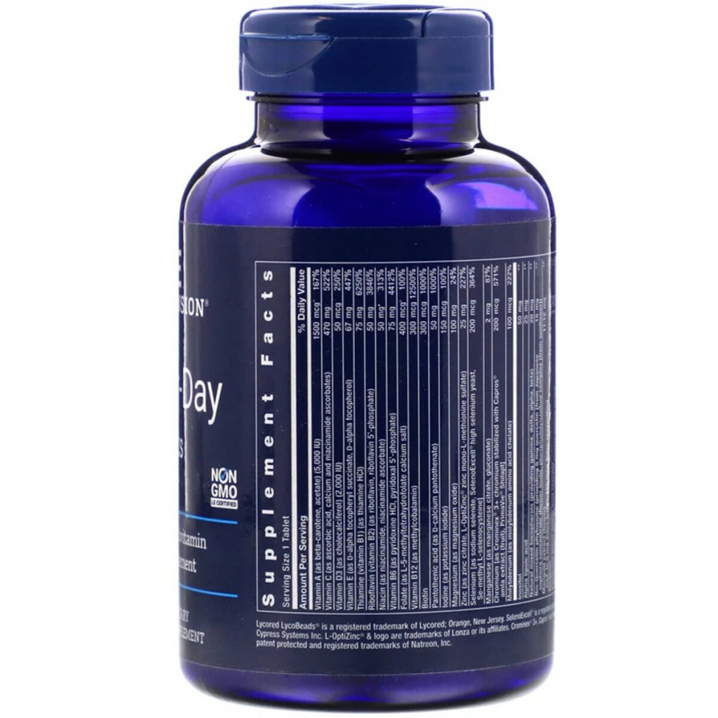 Мультивітамін Life Extension Мультивітаміни Одна в День, One-Per-Day, 60 таблеток (LEX-23136) - зображення 2