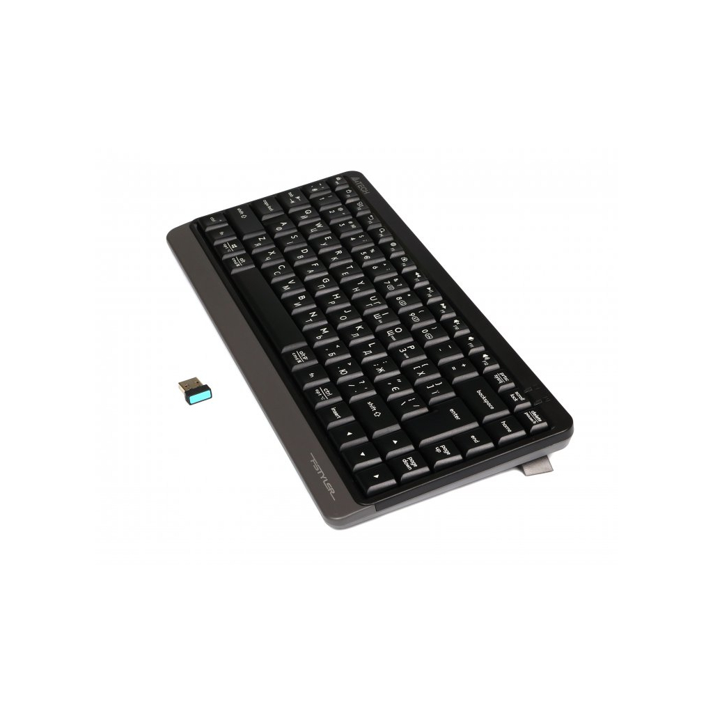 Клавіатура A4Tech FBK11 Wireless Grey (4711421965422) - зображення 5