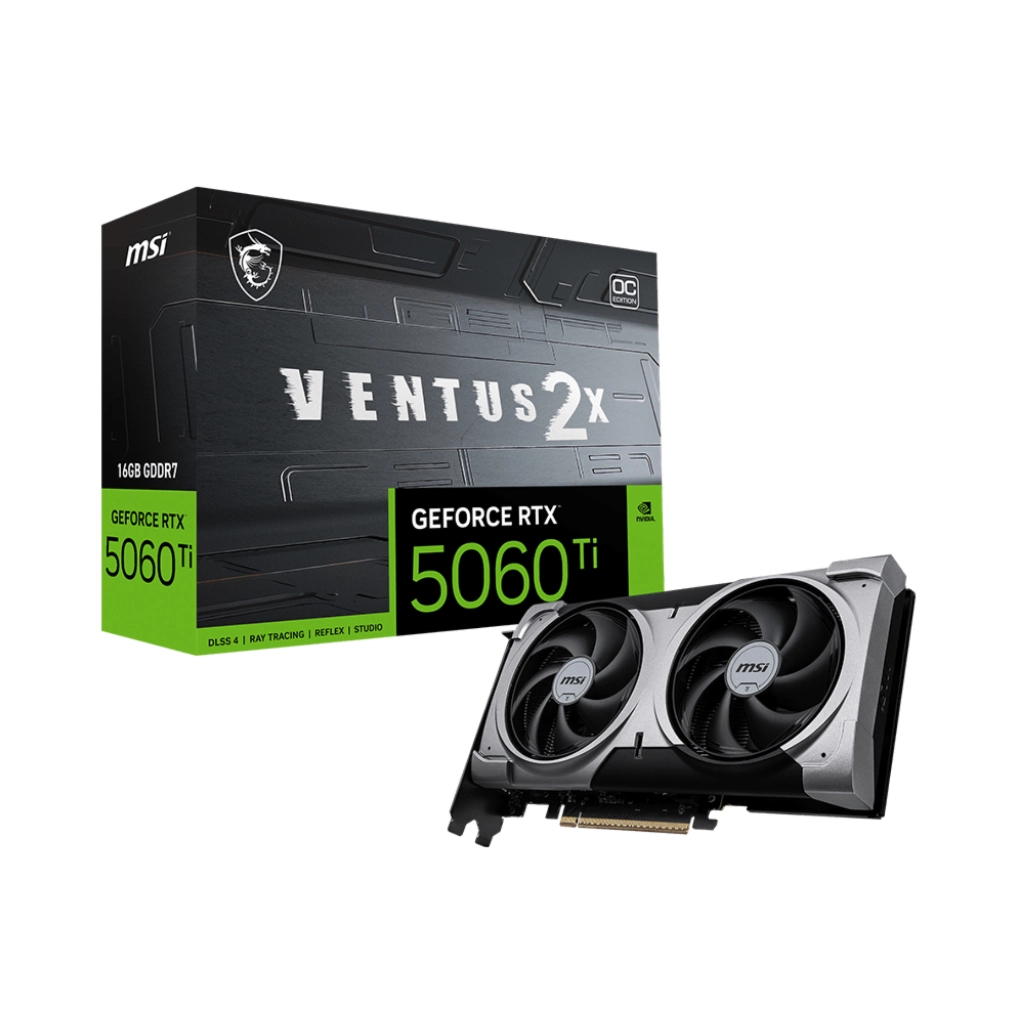 Відеокарта MSI GeForce RTX5060Ti 16Gb VENTUS 2X OC PLUS (RTX 5060 Ti 16G VENTUS 2X OC PLUS) - зображення 5