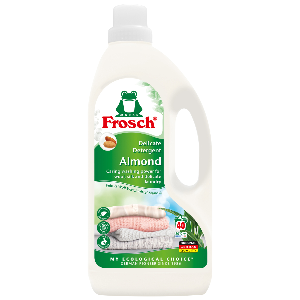 Гель для прання Frosch для вовни Мигдальне молочко 1.5 л (4009175942845) - зображення 1