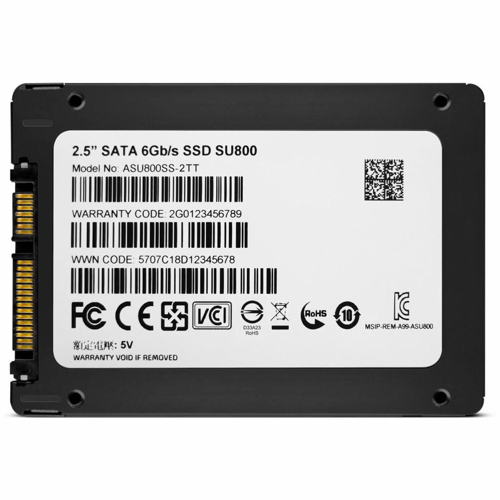 Накопичувач SSD 2.5" 2TB ADATA (ASU800SS-2TT-C) - зображення 5
