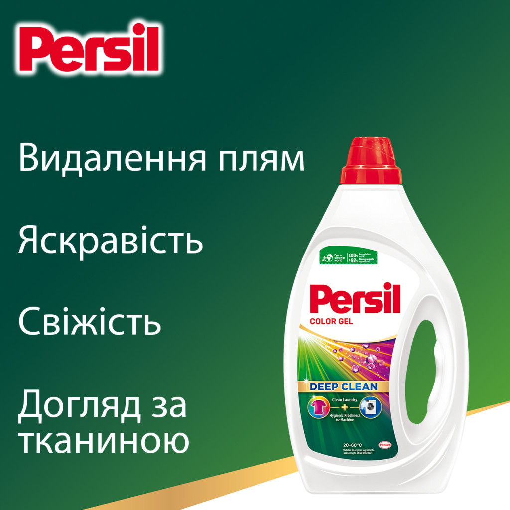 Гель для прання Persil Color Gel Deep Clean 1485 мл (9000101599039) - зображення 4