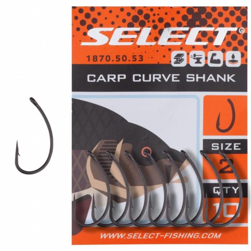 Гачок Select Carp Curve Shank 02 (10 шт/уп) (1870.50.53) - зображення 2