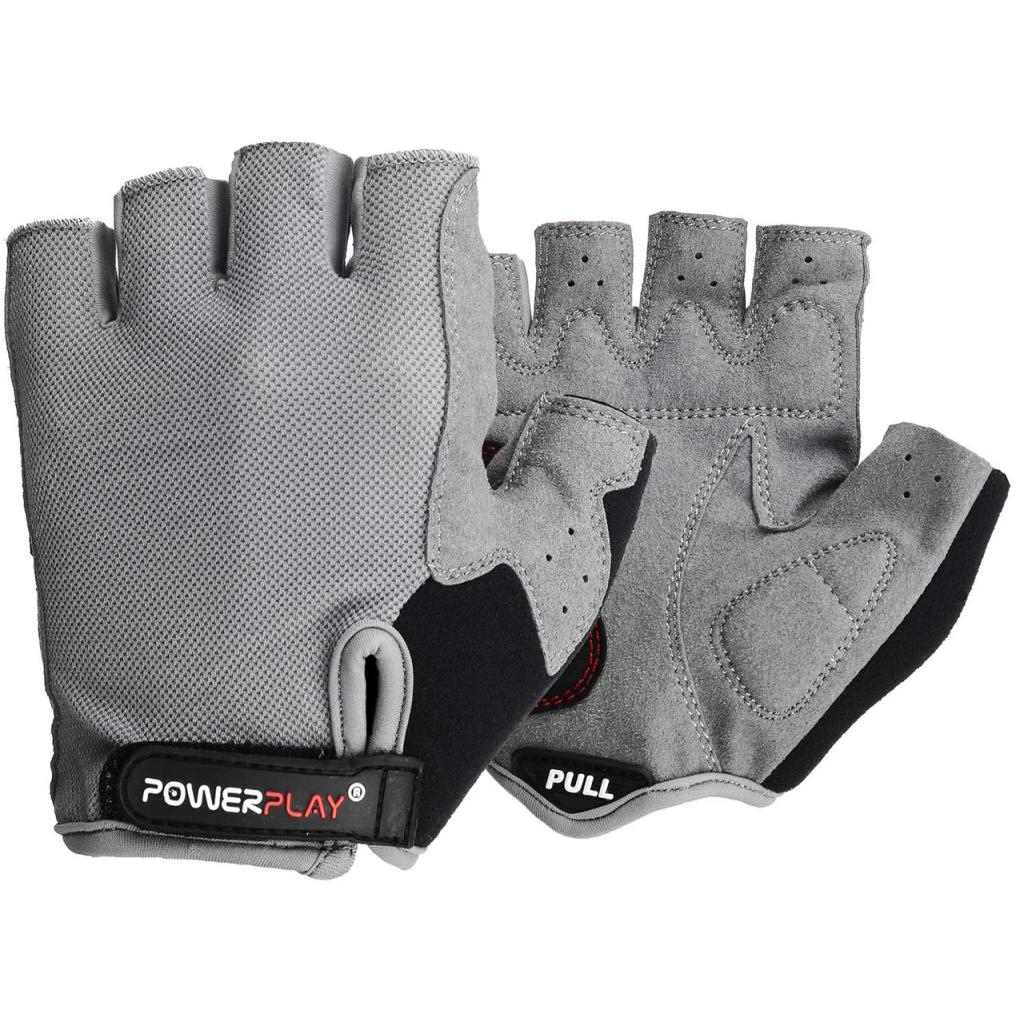 Велорукавиці PowerPlay 5295 Grey XS (5295_XS_Grey) - зображення 1