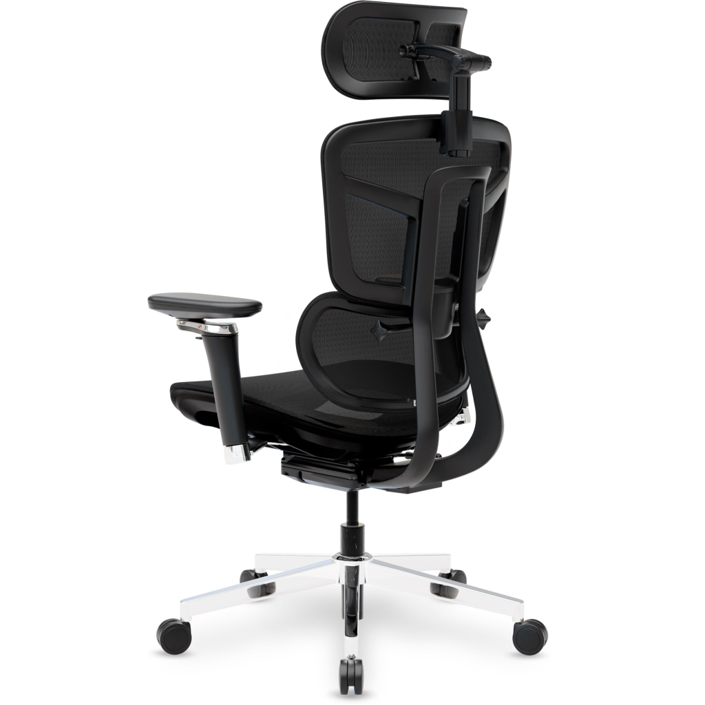 Офісне крісло Mealux S4 Air Black (HF-S4 M/B) - зображення 6