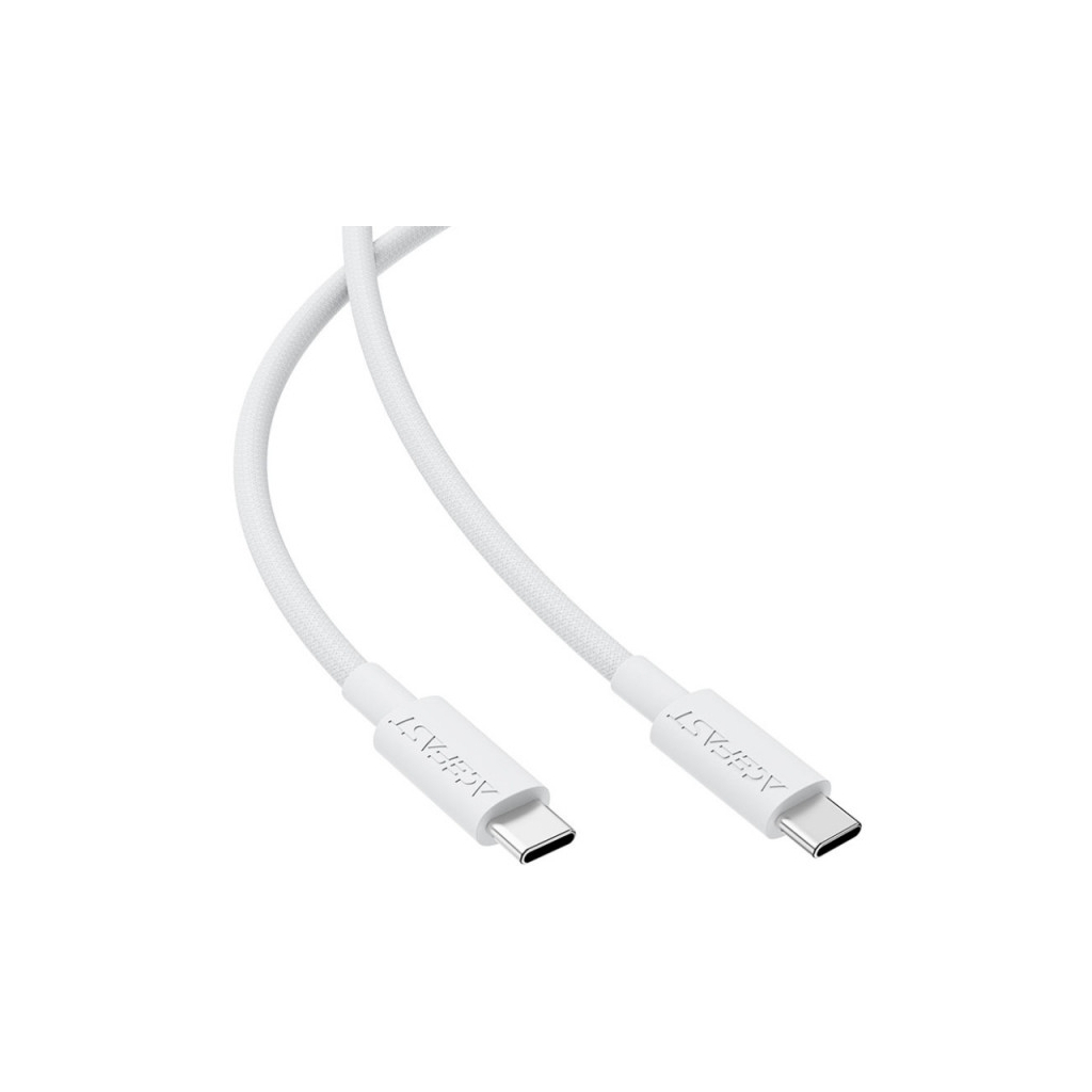 Дата кабель USB-C to USB-C 1.2m 3A white Acefast (6974316284253) - зображення 3