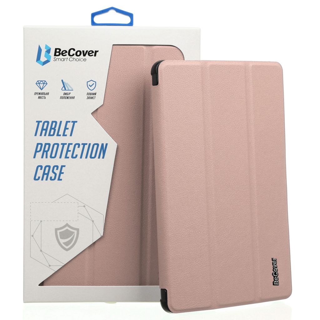 Чохол до планшета BeCover Tri Fold Hard Apple iPad mini 6 2021 Pink (706857) - зображення 1