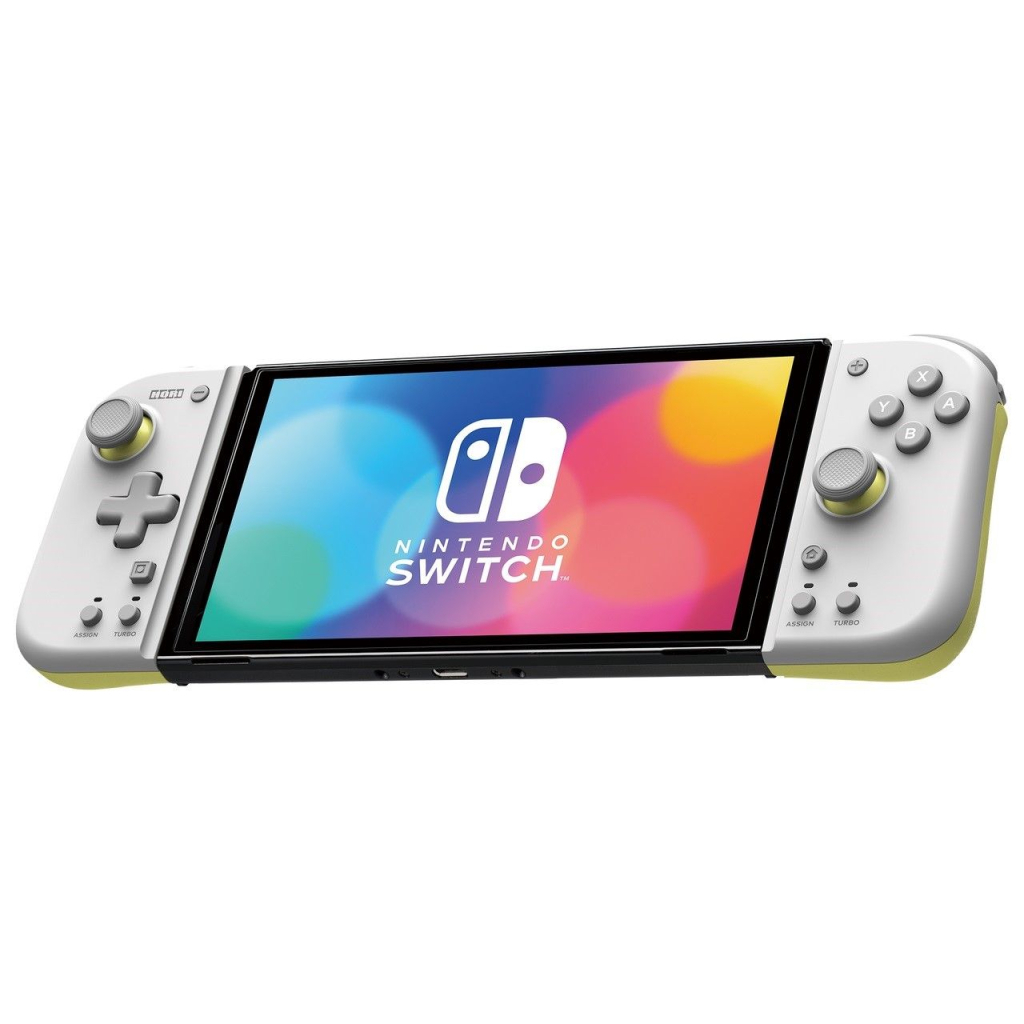 Геймпад Hori Split Pad Compact (Light Grey x Yellow) for Nintendo (NSW-373U) - зображення 1