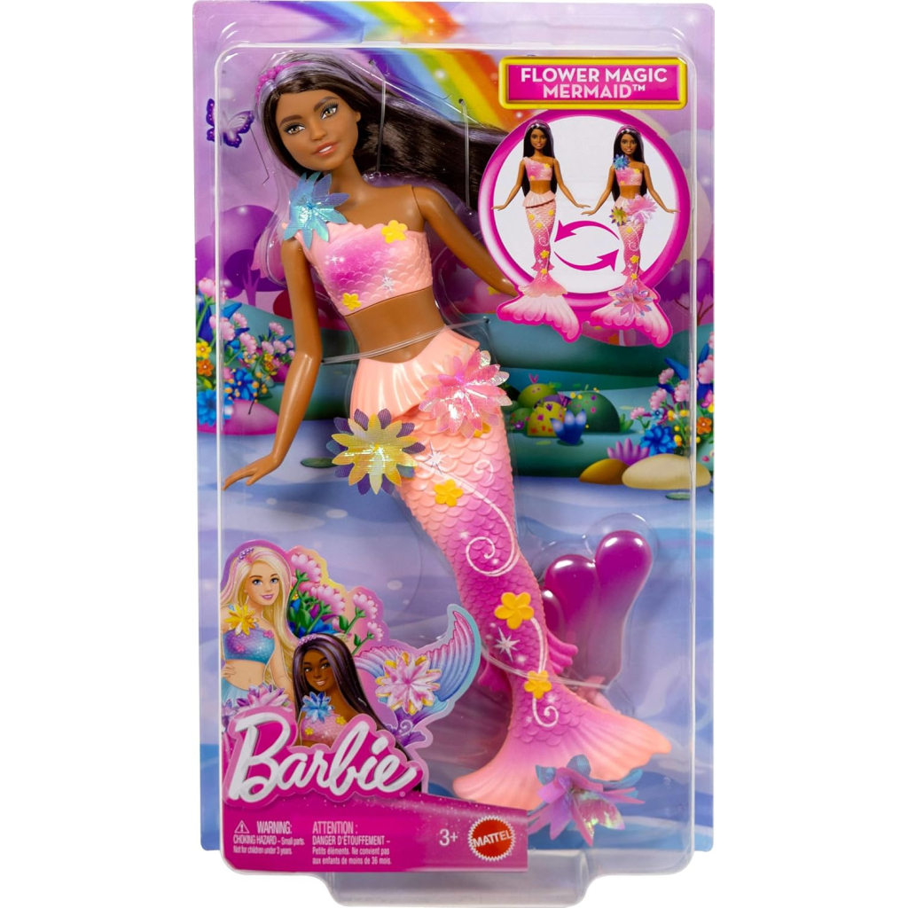 Лялька Barbie Fantastic fashion Квіткова магія Брюнетка (JDM73) - зображення 5