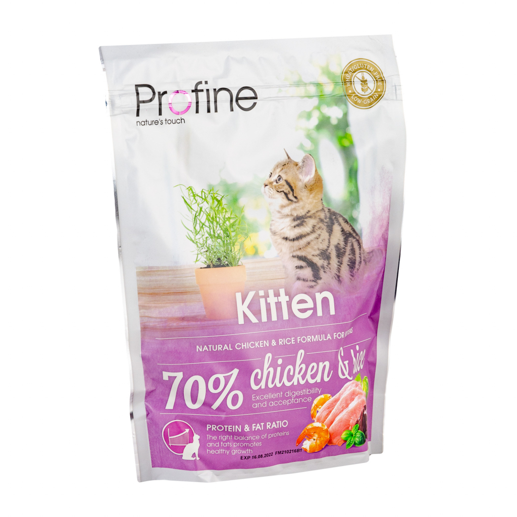 Сухий корм для кішок Profine Cat Kitten з куркою і рисом 300 г (8595602517633) - зображення 1
