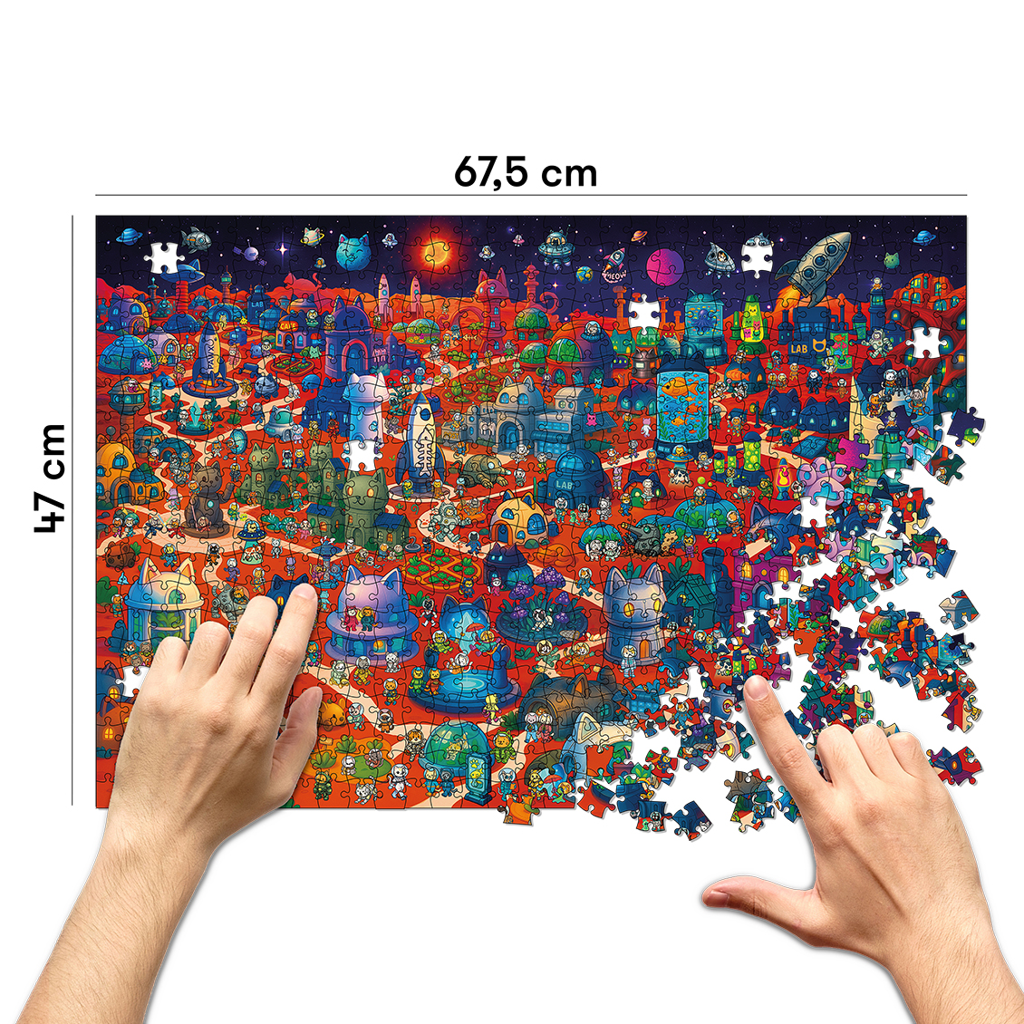 Пазл Orner Котомісто на Марсі 1000 елементів - зображення 3