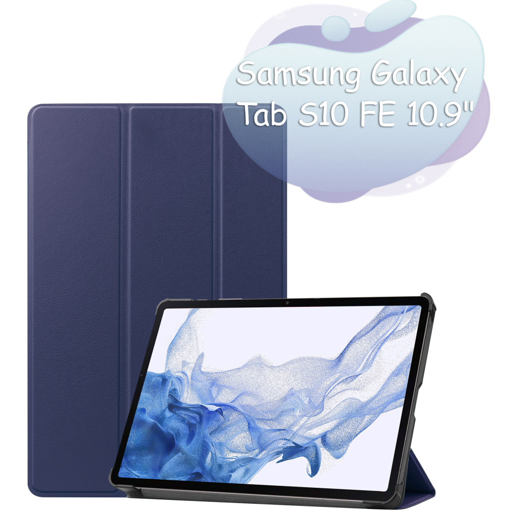 Чохол до планшета BeCover Smart Case Samsung Galaxy Tab S10 FE (SM-X520/SM-X526) 10.9" Deep Blue (713274) - изображение 1