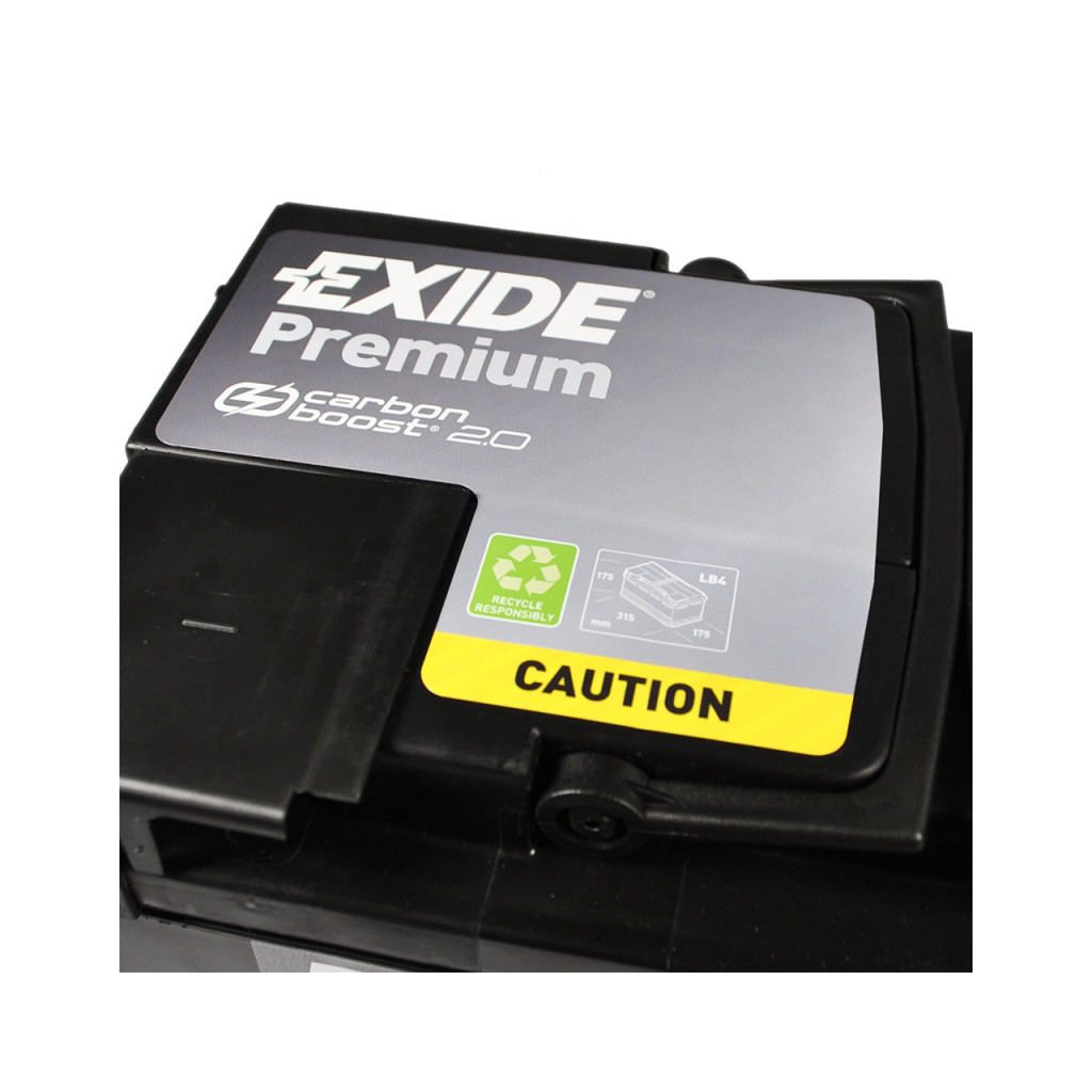 Акумулятор автомобільний EXIDE PREMIUM 85A (EA852) - зображення 3