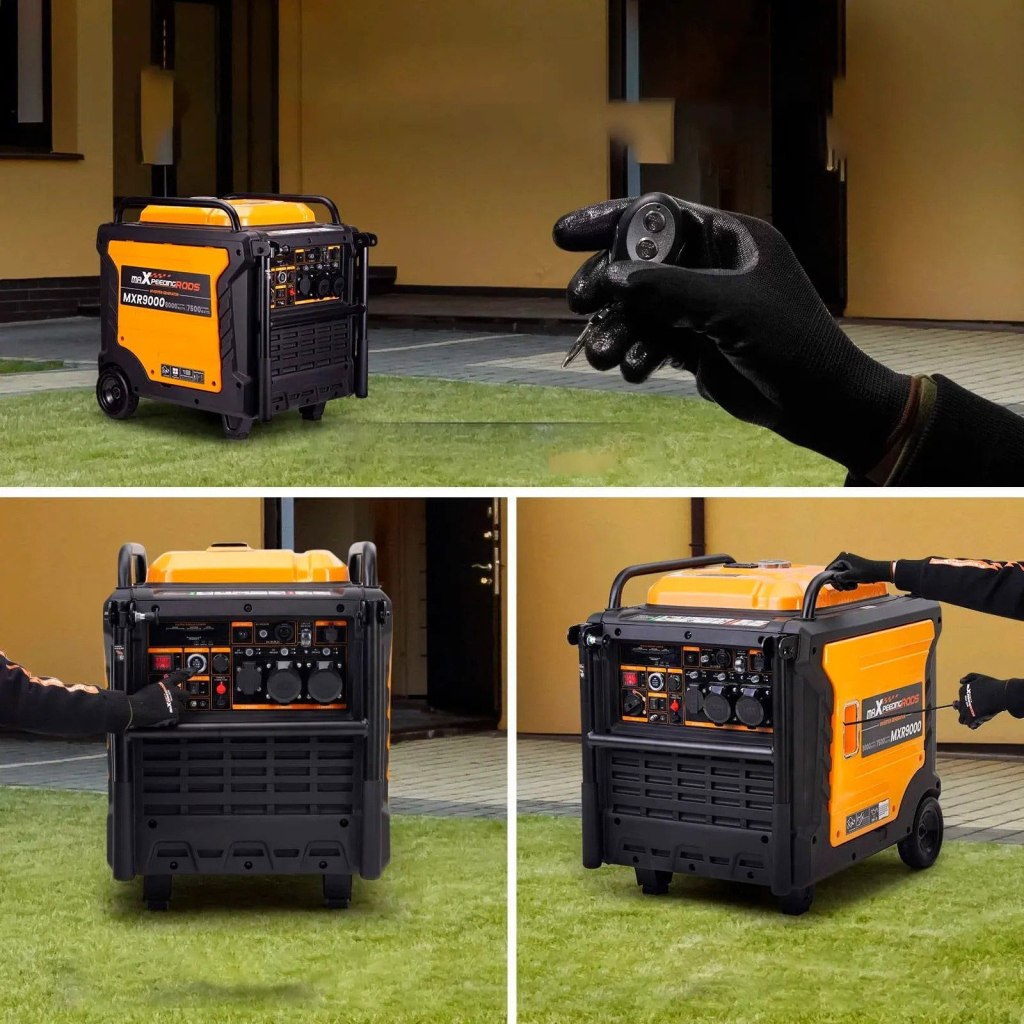 Генератор maXpeedingRODS MXR9000 (8 kW), 220V, 50Hz, 26л, дистанційний запуск, ATS (mxr9000) - зображення 9