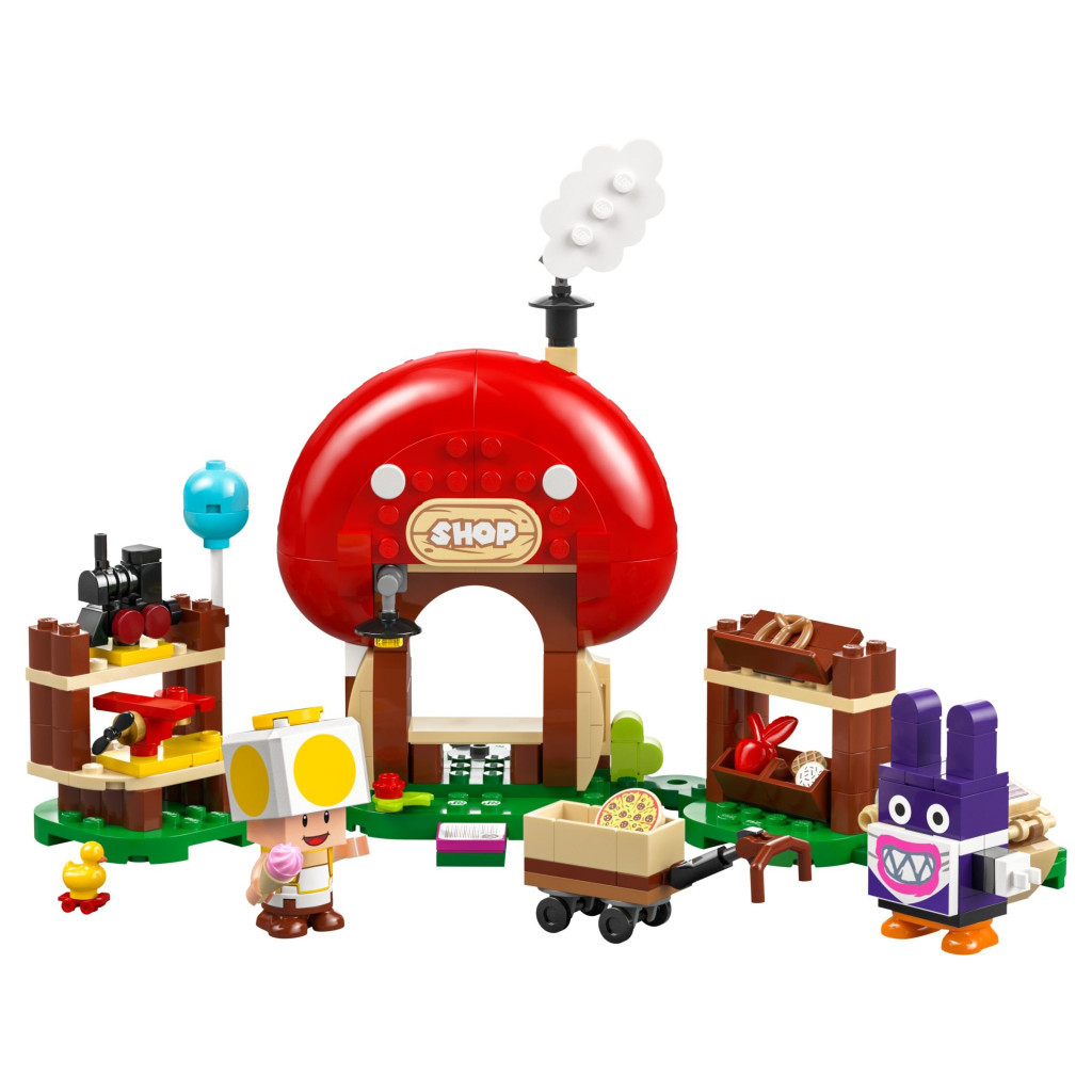 Конструктор LEGO Super Mario Nabbit у крамниці Toad. Додатковий набір 230 деталей (71429) - зображення 2