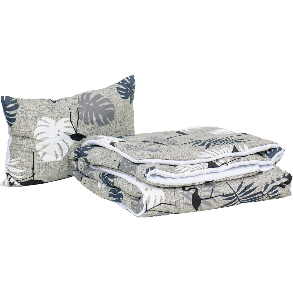 Ковдра MirSon Набір Tencel Зима №3696 Print Line Montane + подушка середня 200х220+50х70 (2200004848242) - зображення 1