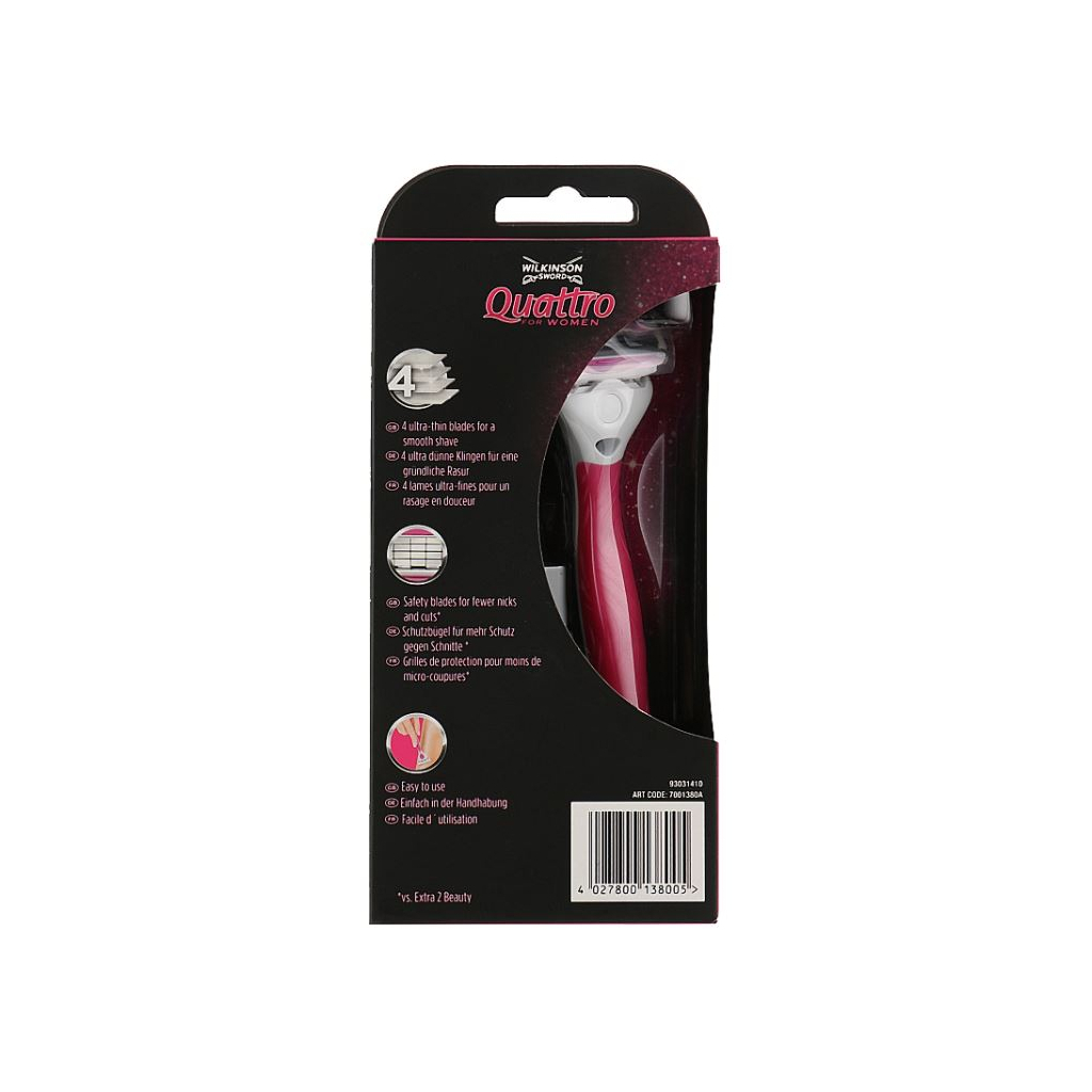 Бритва Wilkinson Sword Quattro For Women (4027800138005) - зображення 2