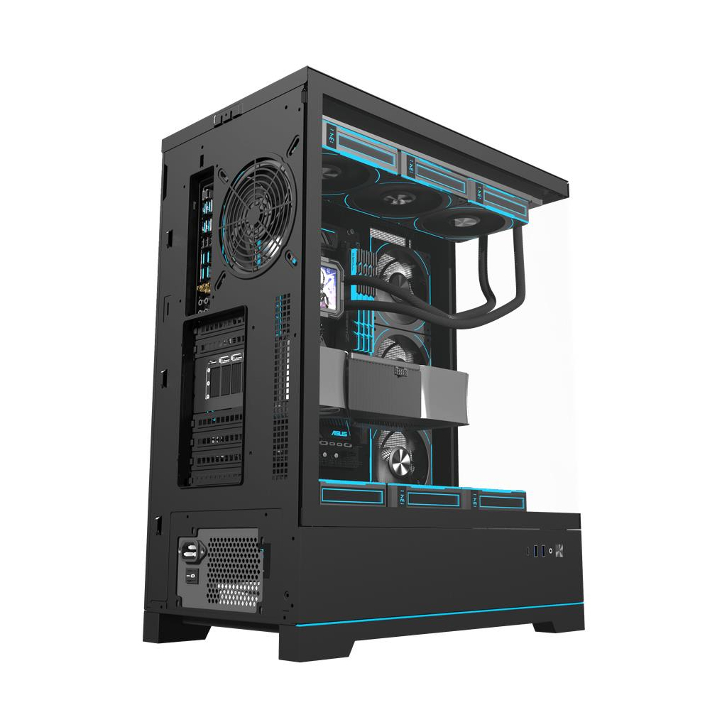 Корпус для ПК DARKFLASH DY451L PRO BLACK - зображення 6