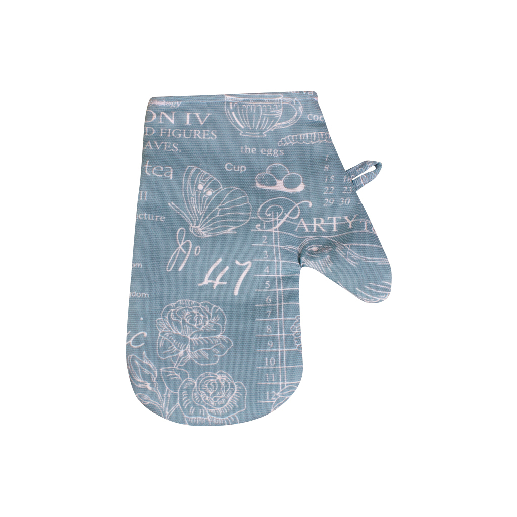 Кухонна прихватка MirSon рогожа/напівпанама №211 - Green birds (2200006754220) - изображение 1