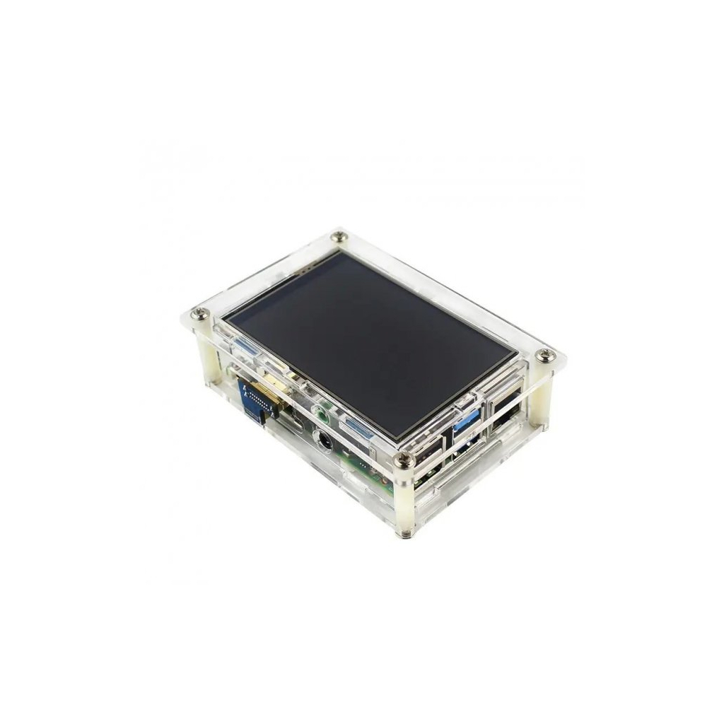 Корпус для Мікро ПК Raspberry Pi для PI4 прозорий (Acrylic, for 3.5 inch LCD) (RA575) - зображення 4
