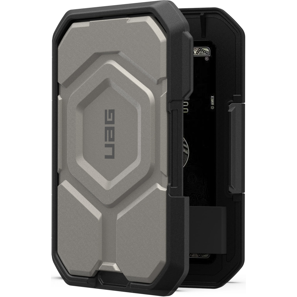 Чохол до мобільного телефона UAG Magnetic Wallet with Stand Black (964442114040) - зображення 7