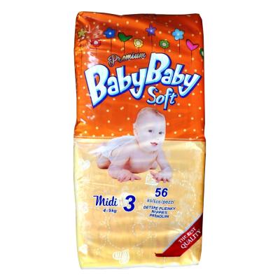 Підгузки BabyBaby Soft Premium Midi 3 (4-9 кг) 56 шт (8588004865556) - зображення 1