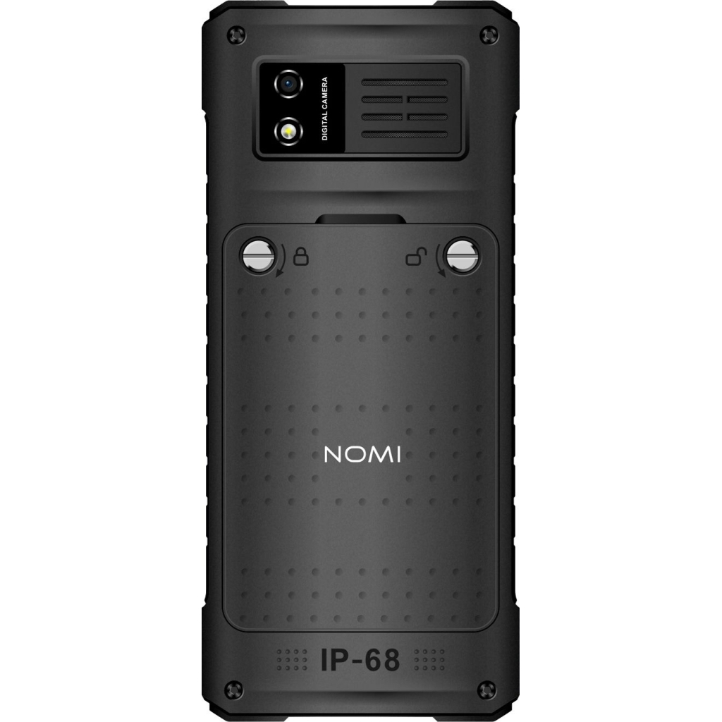 Мобільний телефон Nomi i2420 Black Grey - зображення 3