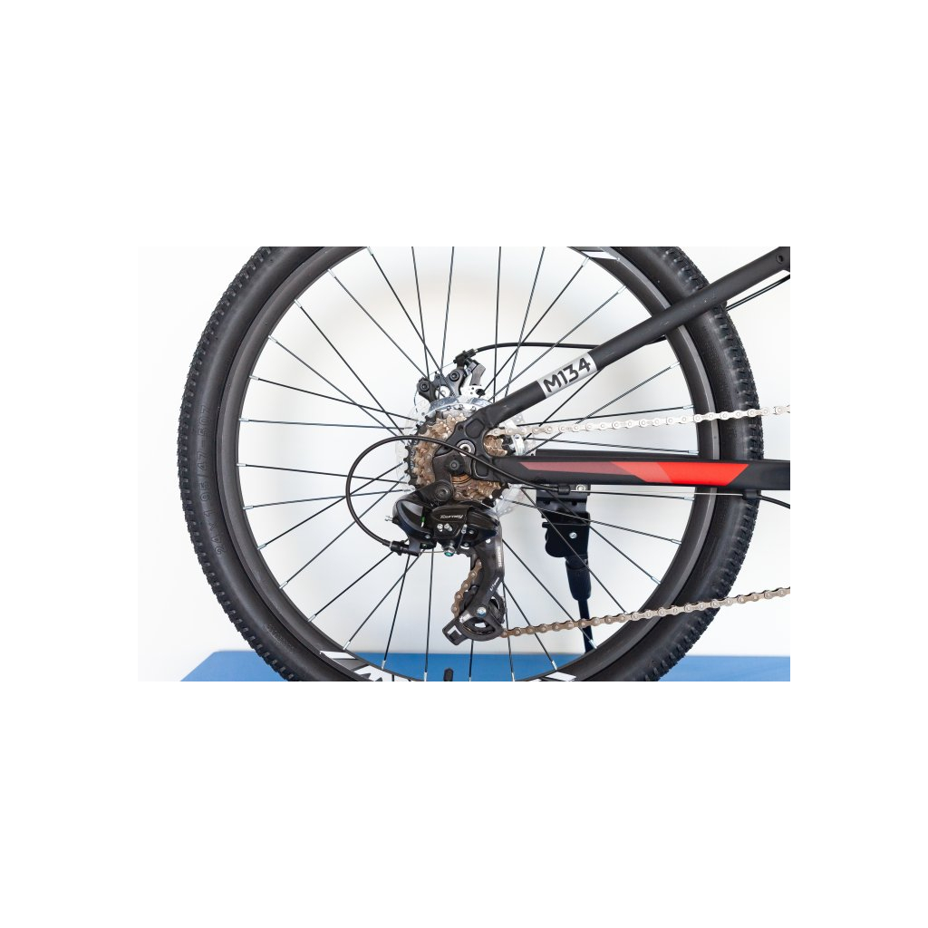 Велосипед Trinx M134 24" рама-11" Matt-Black-Grey-Red (M134.11MBGR) - зображення 3