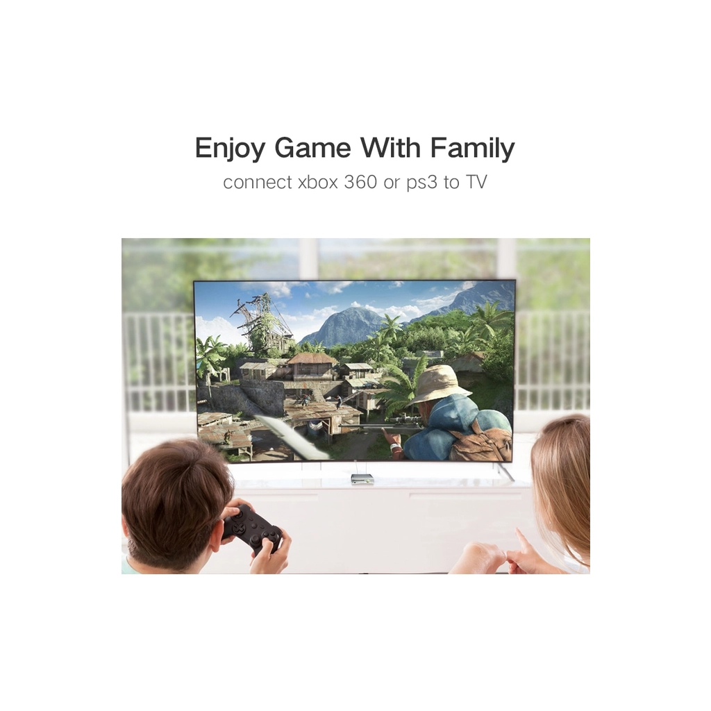 Кабель мультимедійний HDMI M to HDMI M 1.0m 90° corner HD103 black UGREEN (10172) - зображення 5