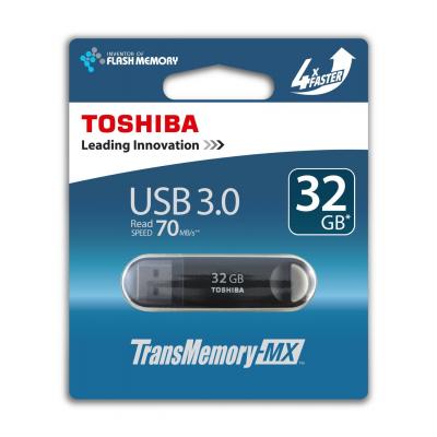 USB флеш накопичувач Toshiba 32GB Suzaku Black USB 3.0 (THNV32SUZBLK) - зображення 2