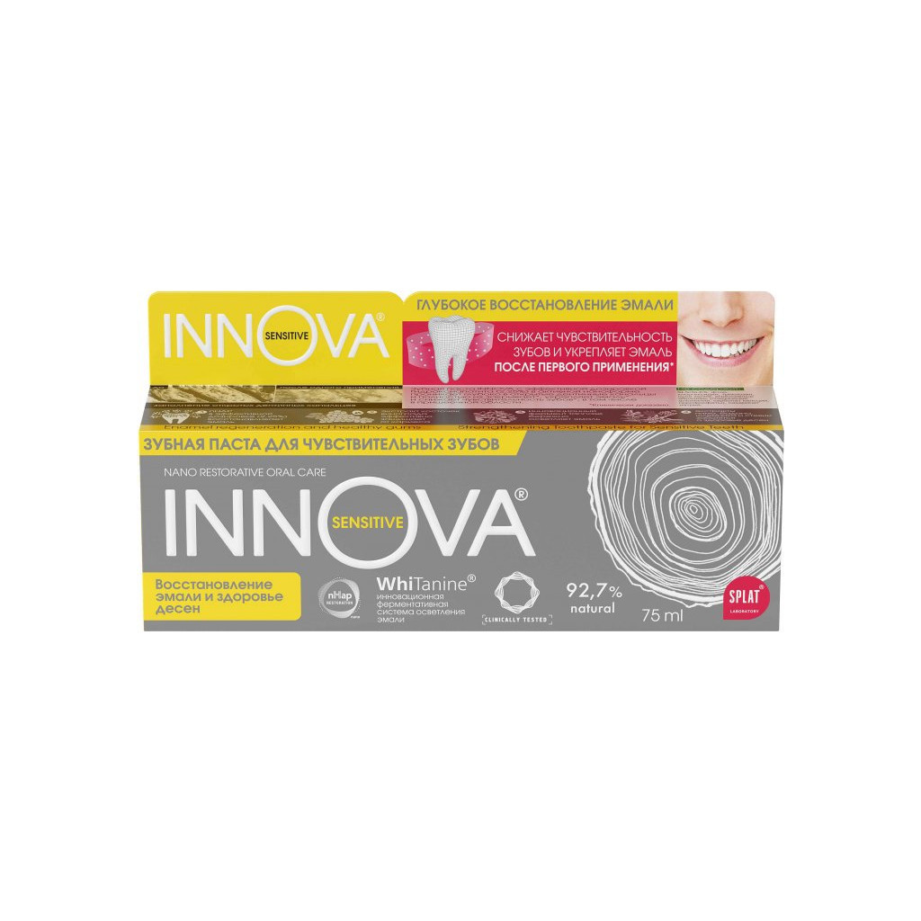 Зубна паста Innova Відновлення емалі та здоров'я ясен 75 мл (4603014002990) - зображення 2