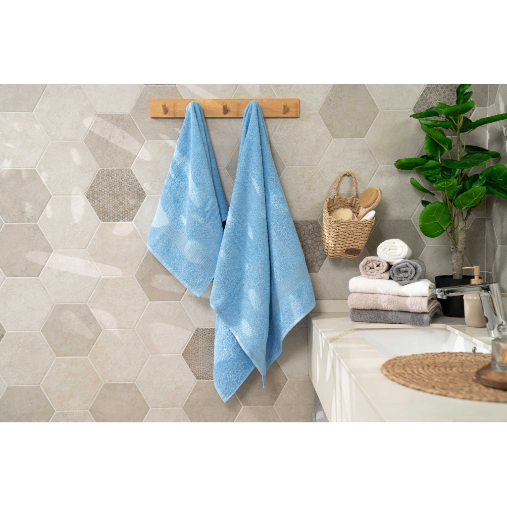 Рушник Ardesto махровий Benefit 100% бавовна блакитний 50х90 см (ART2450LB) - изображение 2