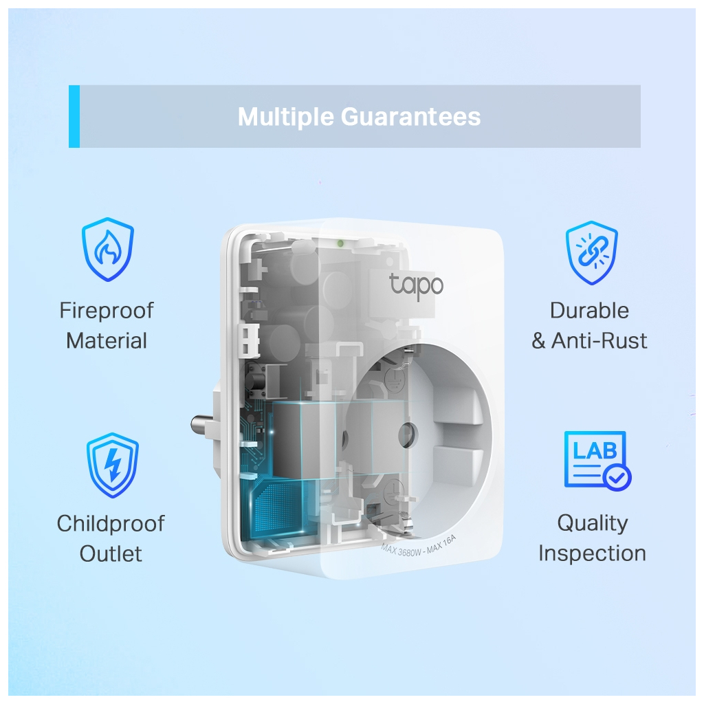 Розумна розетка TP-Link Tapo P110 (2-pack) (Tapo P110(2-pack)) - изображение 7