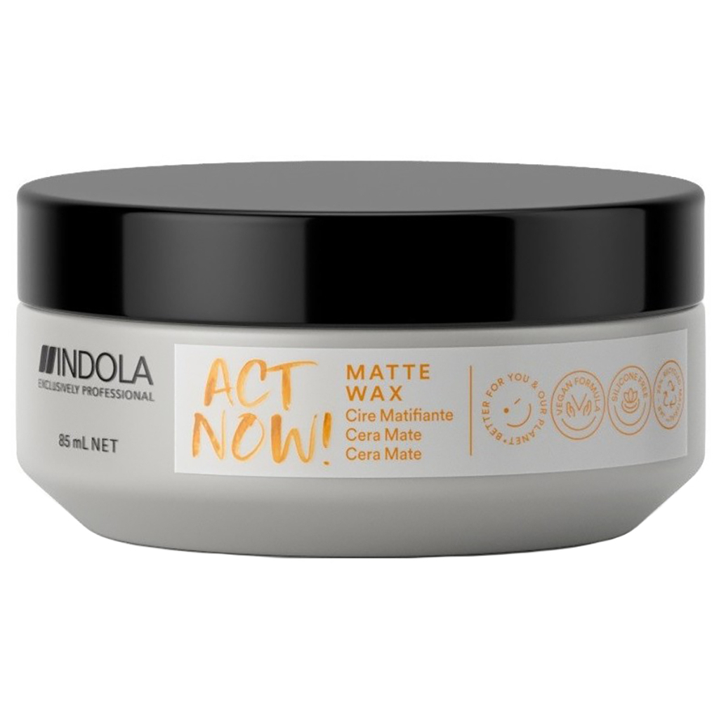 Віск для волосся Indola Act Now! Matte Wax з матовим ефектом 85 мл (4045787578805) - зображення 1