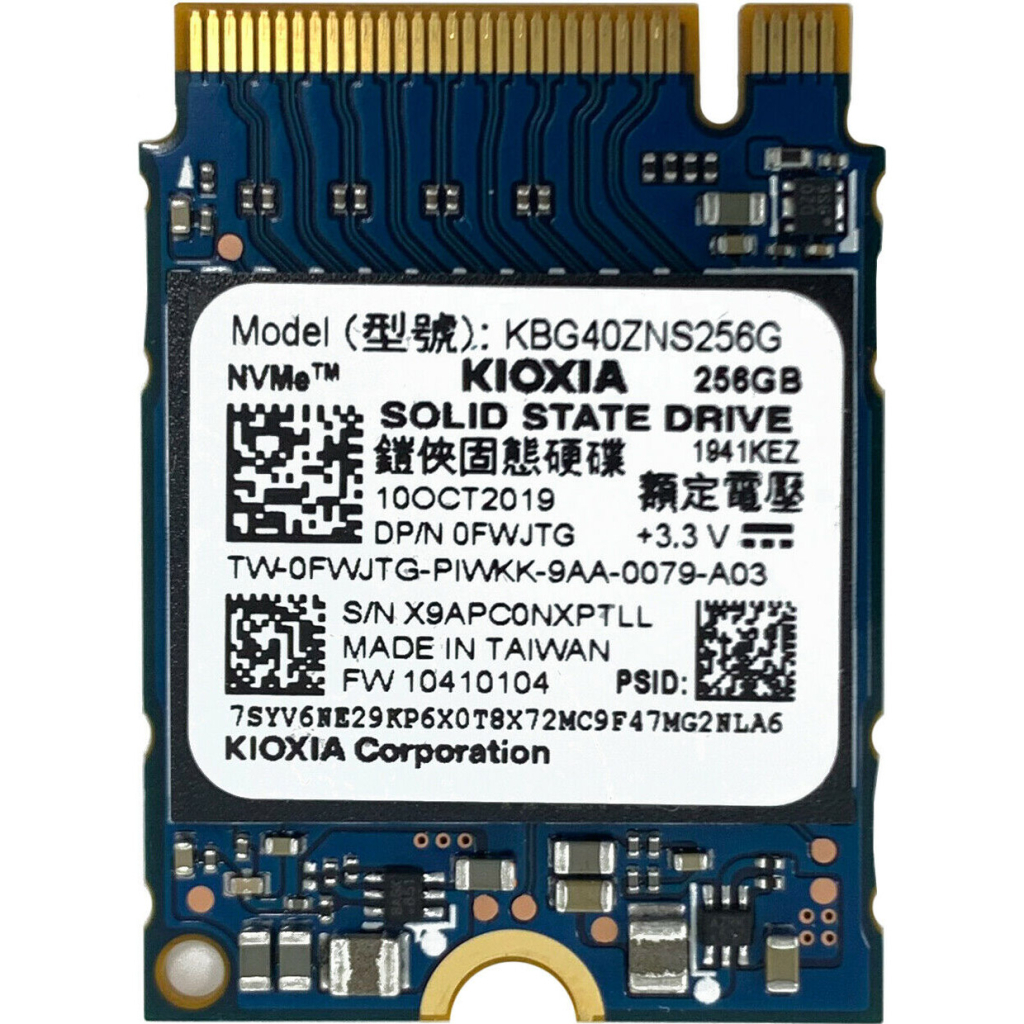 Накопичувач SSD M.2 2230 256GB Kioxia (KBG40ZNS256G) - зображення 1