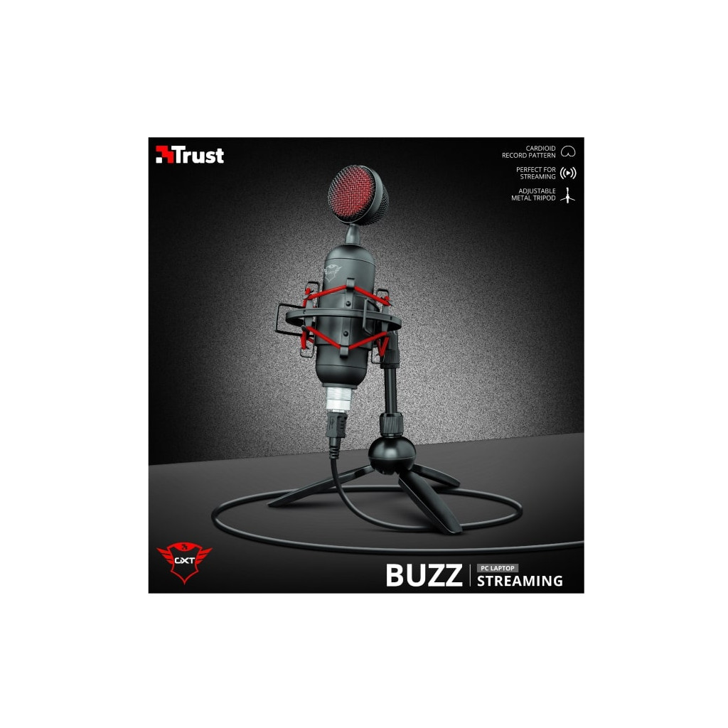 Мікрофон Trust GXT 244 Buzz USB Streaming Microphone Black (23466) - зображення 12