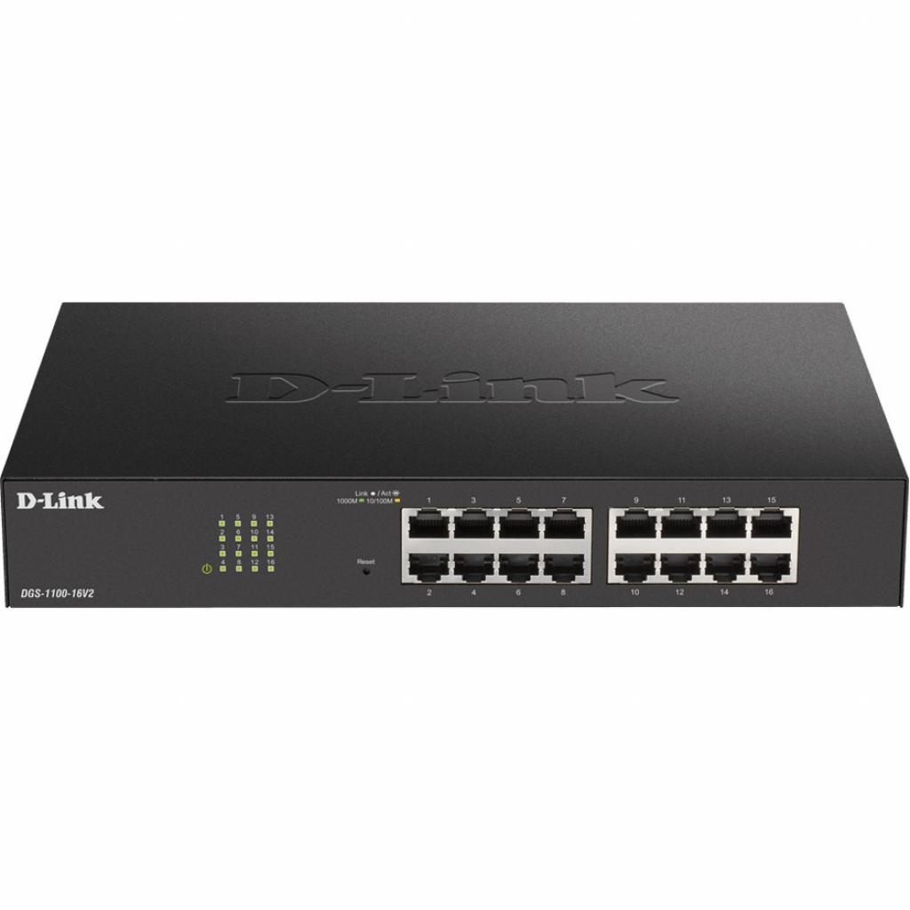 Комутатор мережевий D-Link DGS-1100-16V2 - зображення 2
