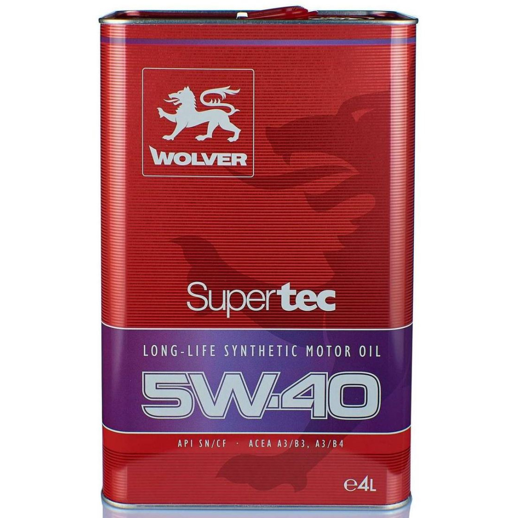 Моторна олива Wolver Supertec 5W-40 4л (4260360940019) - изображение 1