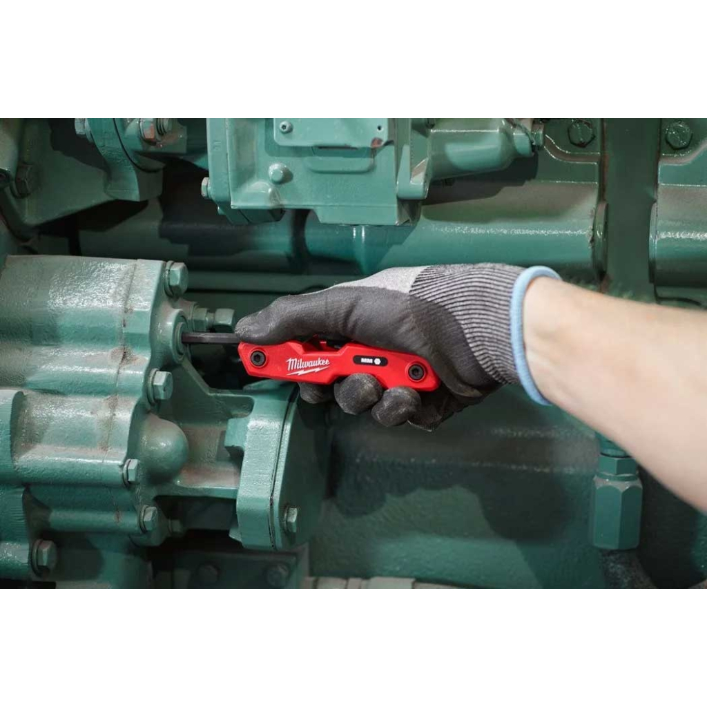 Ключ Milwaukee складний шестигранний 8 розмірів (4932480978) - зображення 9