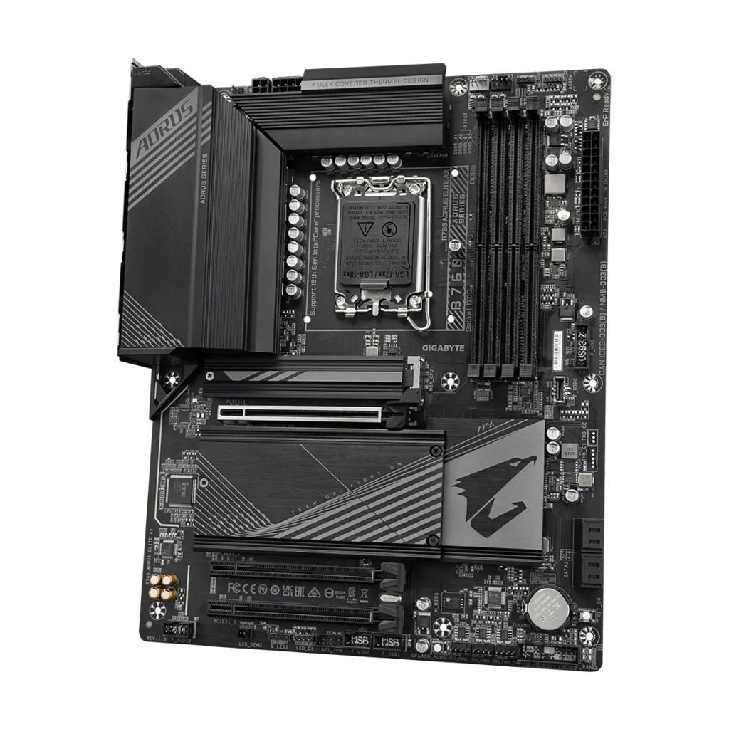 Материнська плата GIGABYTE B760 AORUS ELITE AX - зображення 4