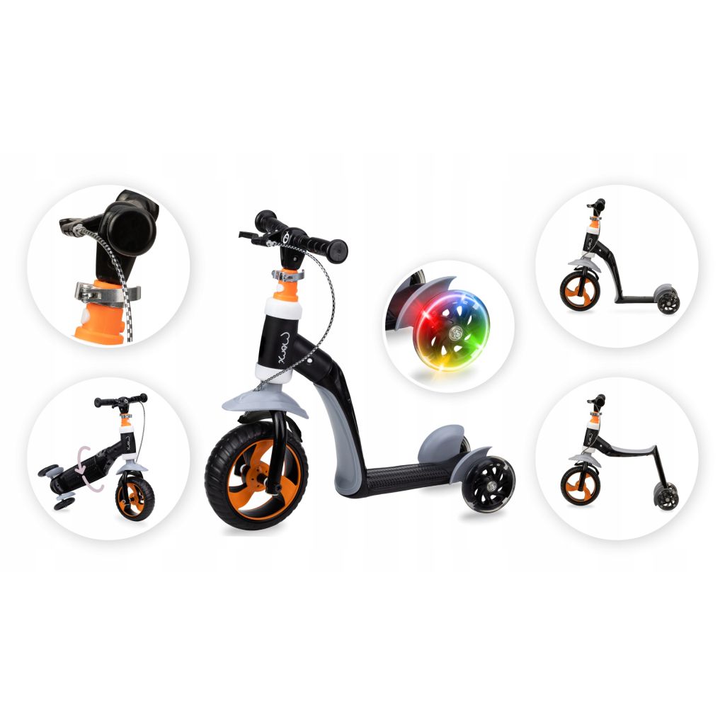 Самокат MoMi Elios 2 в 1 беговел orange (ROBI00033) - зображення 3