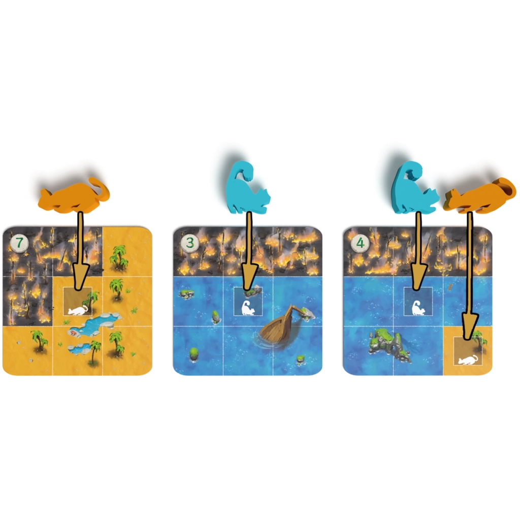 Настільна гра Geekach Games Рятуй котів (Race to the Raft) (укр.) (GKCH208rt) - изображение 4