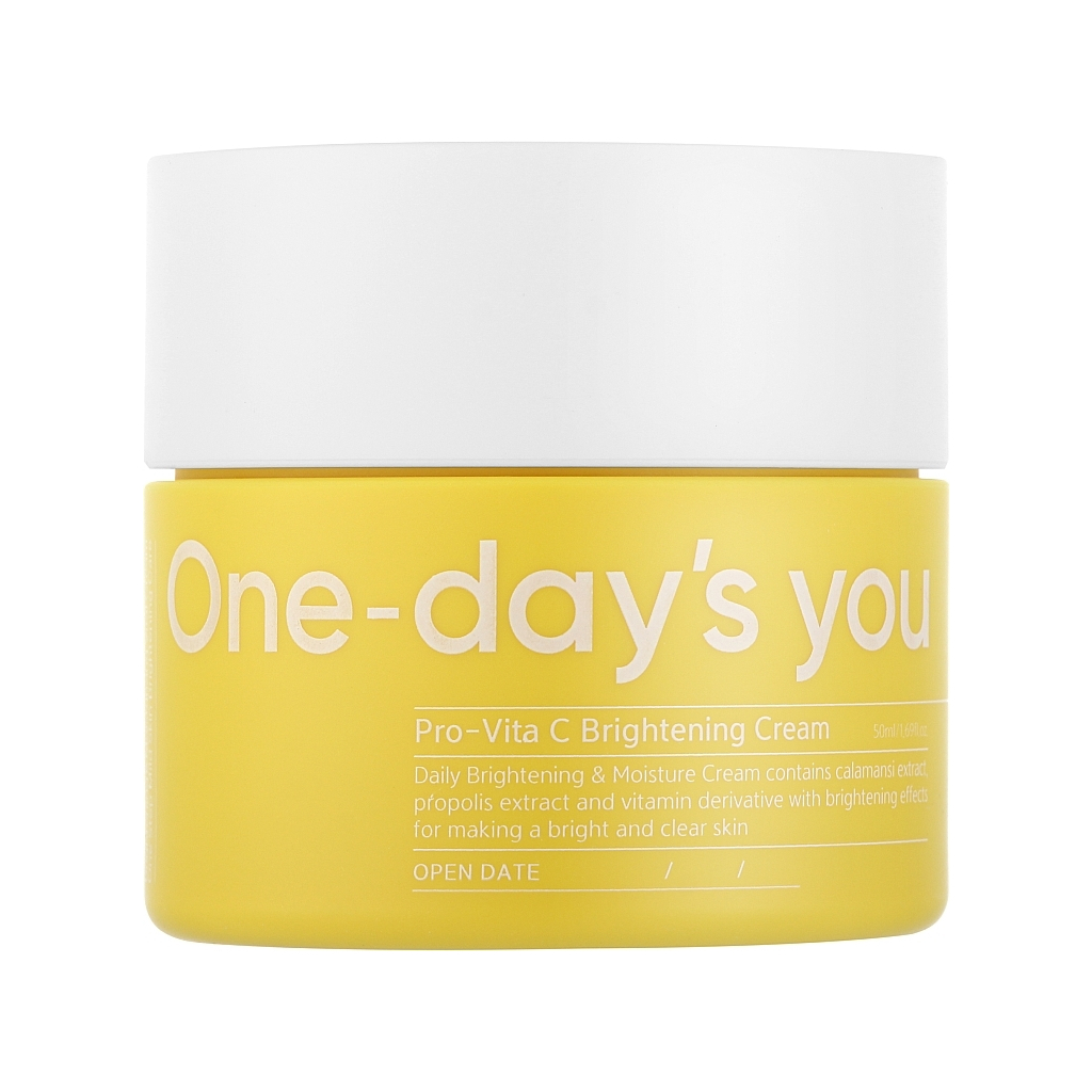 Крем для обличчя One-Days You Vita-C Brightening Cream Освітлювальний 50 мл (8809452673389) - зображення 1