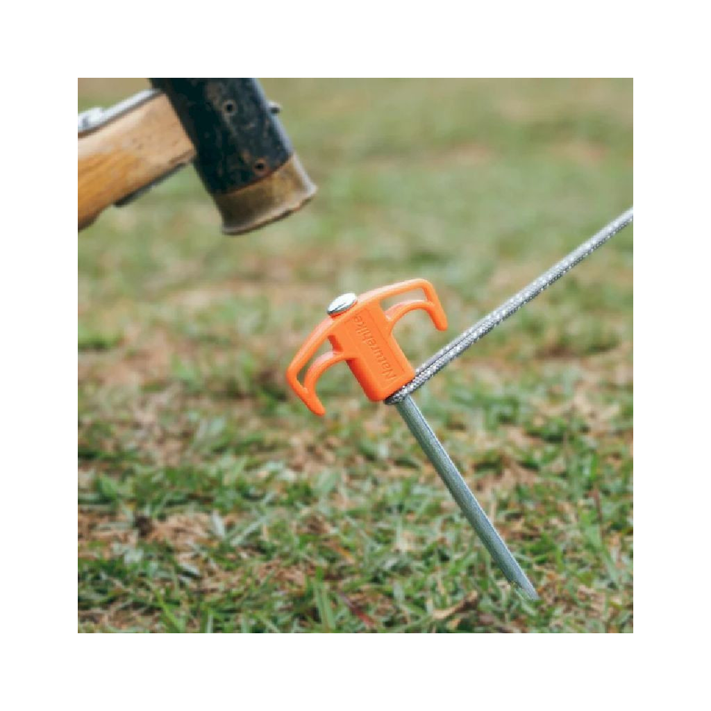 Комплект кілочків Naturehike NH21YW133 25 см помаранчеві 2 шт (6927595782682) - зображення 2